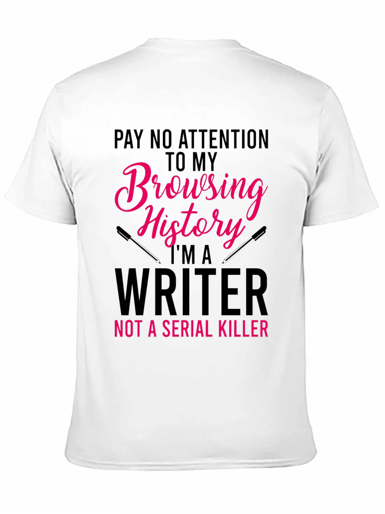 Author Book Writer Literature Bookworm Writing Lightweight Cotton T-Shirt – Daily Comfort Graphic Shirt