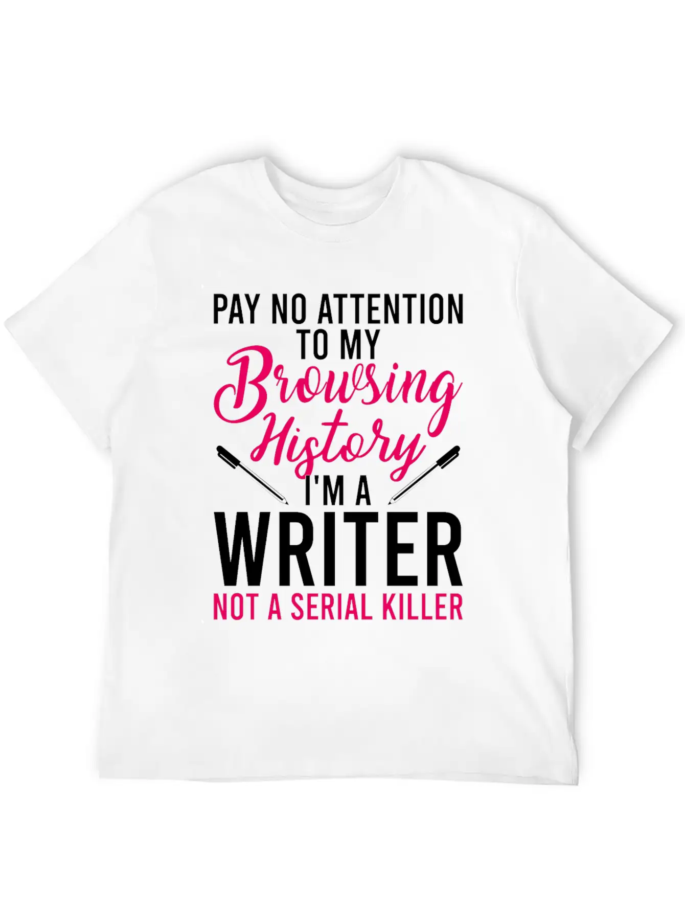 Author Book Writer Literature Bookworm Writing Lightweight Cotton T-Shirt – Daily Comfort Graphic Shirt