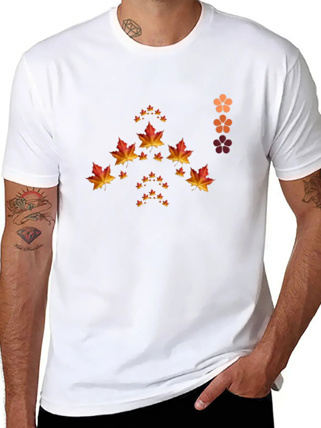 Autumn Lightweight Cotton T-Shirt – Daily Comfort Graphic Shirt