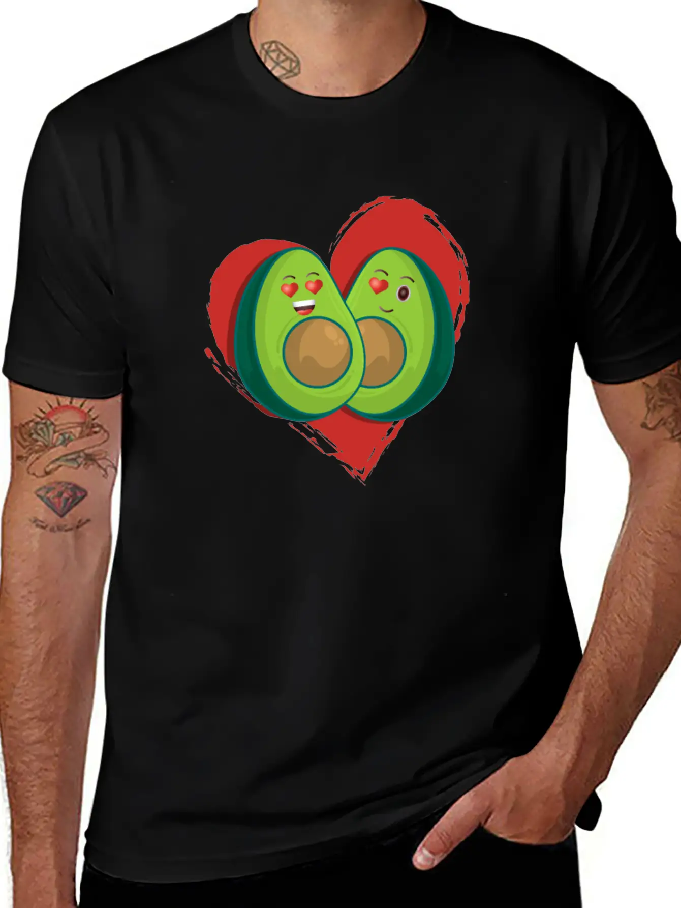Avocado Tee Shirt Vegan Avocado Diet Pregnant Keto Lightweight Cotton T-Shirt – Daily Comfort Graphic Shirt