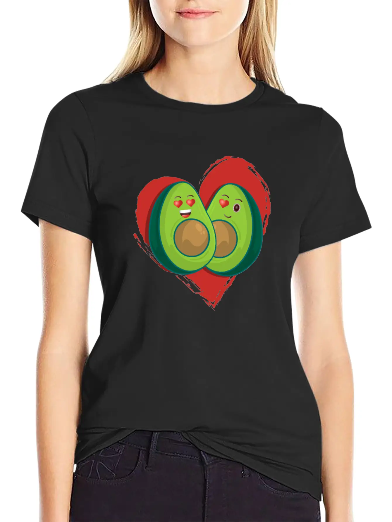 Avocado Tee Shirt Vegan Avocado Diet Pregnant Keto Lightweight Cotton T-Shirt – Daily Comfort Graphic Shirt
