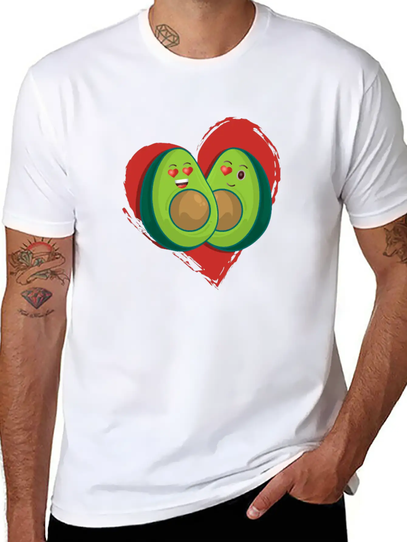 Avocado Tee Shirt Vegan Avocado Diet Pregnant Keto Lightweight Cotton T-Shirt – Daily Comfort Graphic Shirt