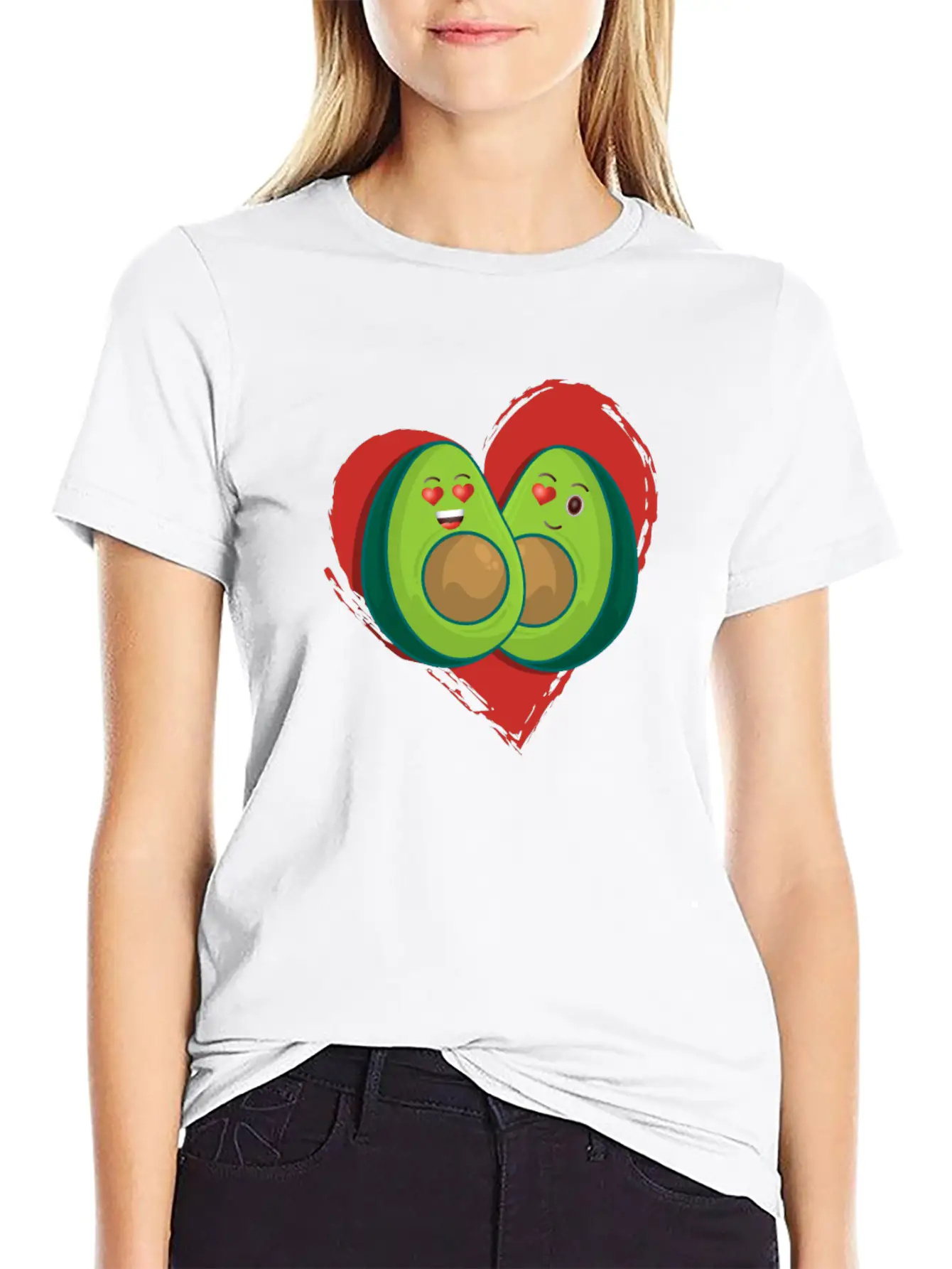 Avocado Tee Shirt Vegan Avocado Diet Pregnant Keto Lightweight Cotton T-Shirt – Daily Comfort Graphic Shirt