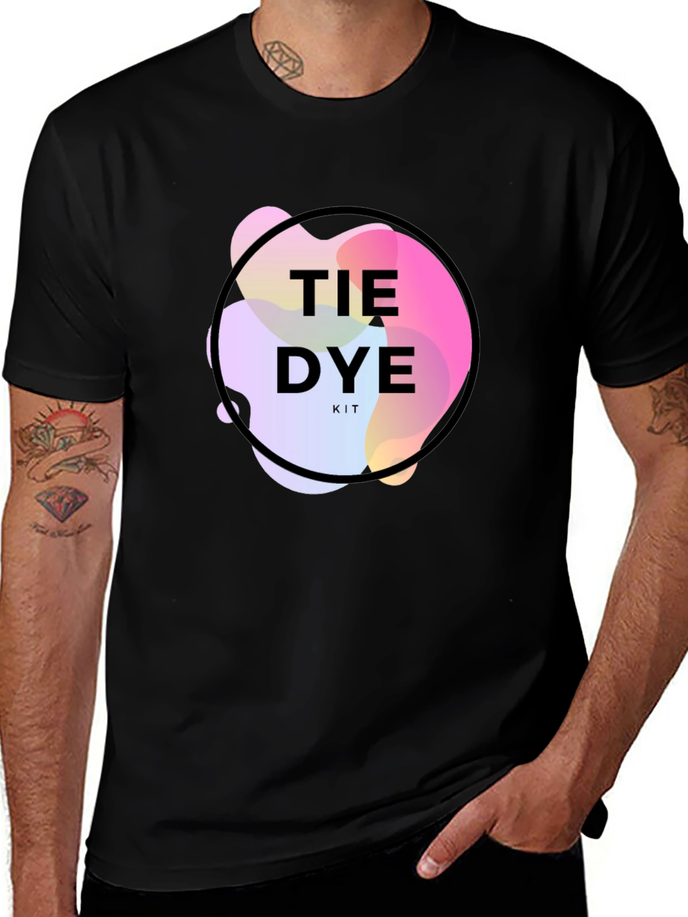Tie Dye Kit T-Shirt - Unique Design Casual Wear