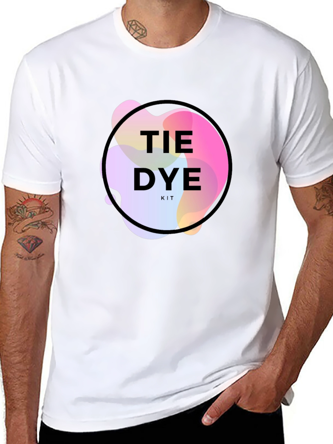 Tie Dye Kit T-Shirt - Unique Design Casual Wear