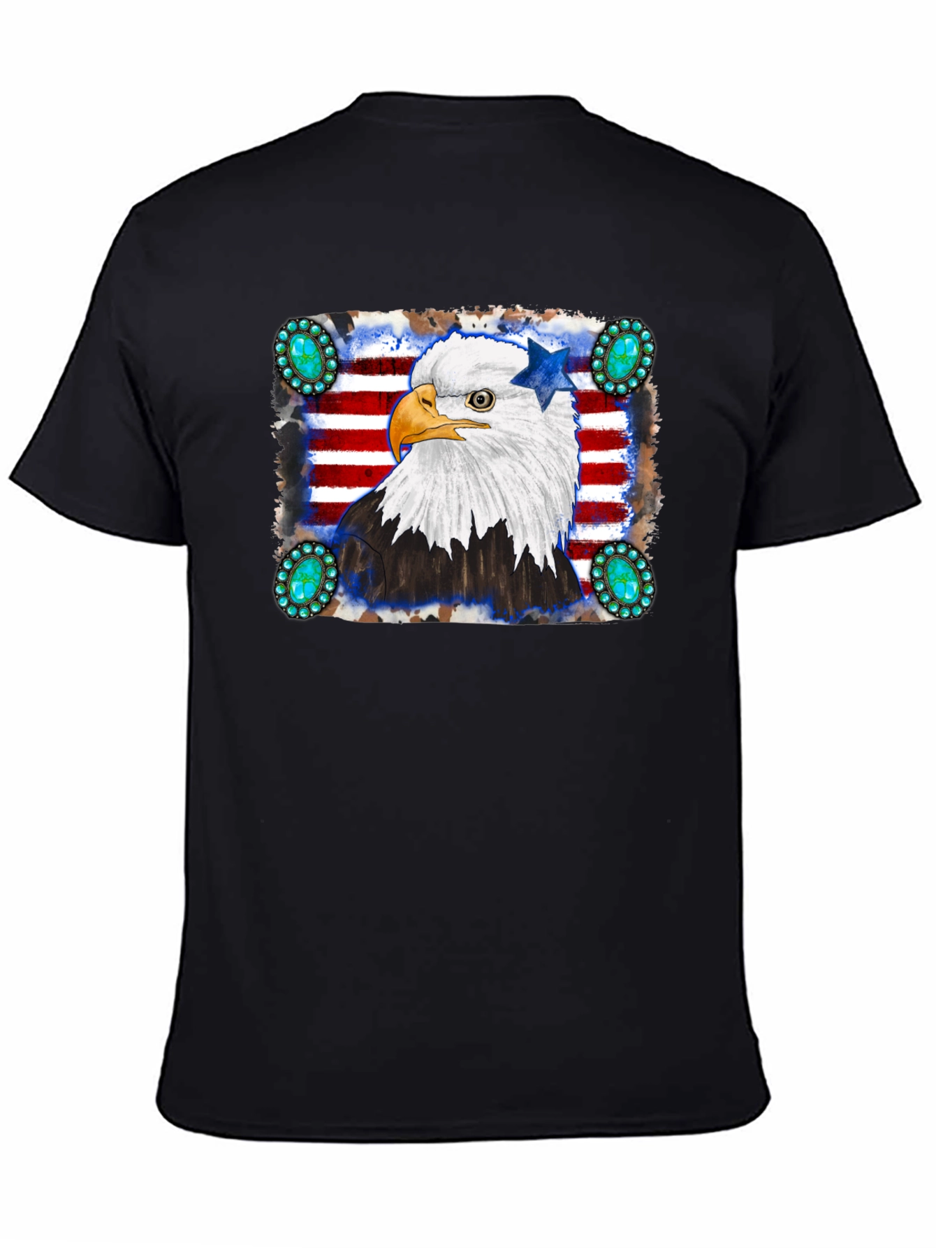 American Eagle Graphic Black T-Shirt