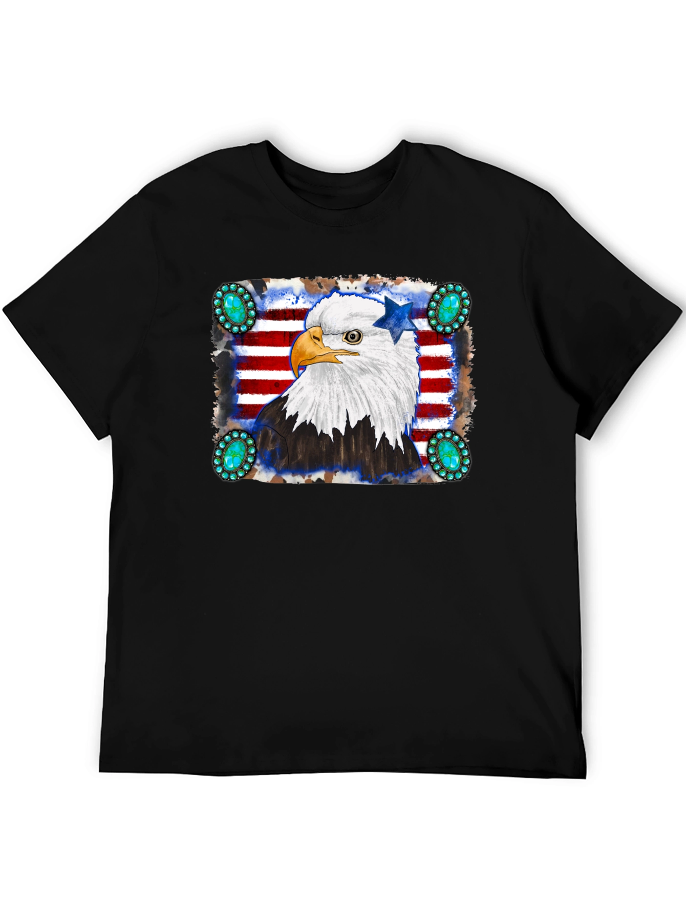 American Eagle Graphic Black T-Shirt