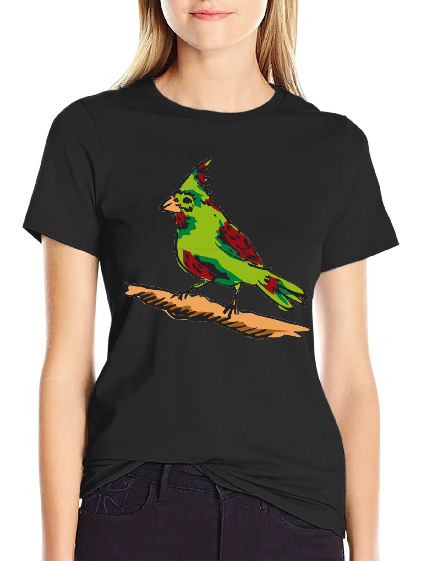 B I R D872 Lightweight Cotton T-Shirt – Daily Comfort Graphic Shirt