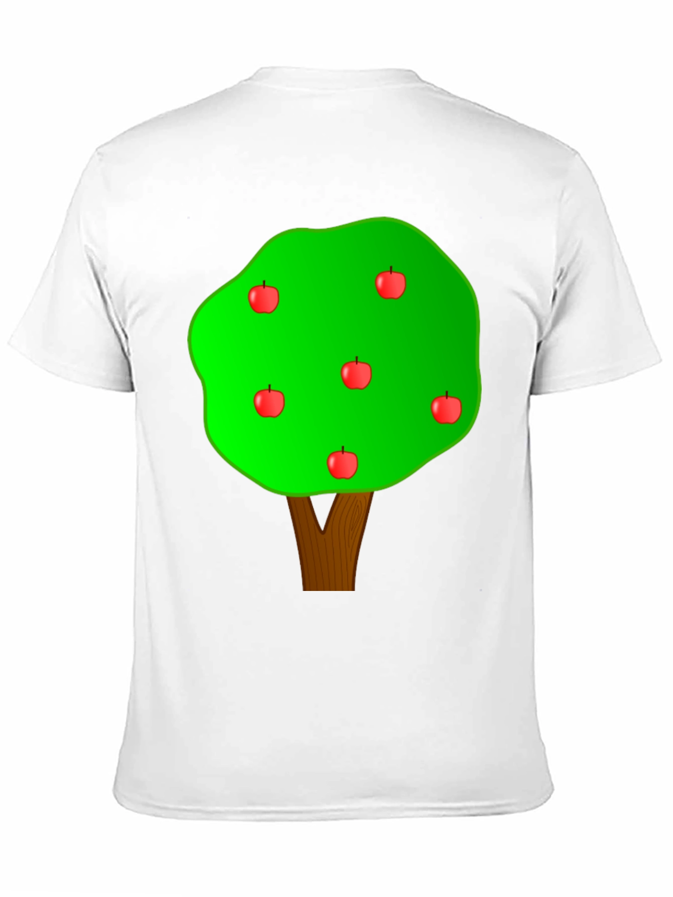 Apple Tree Graphic T-Shirt - Casual Cotton Tee