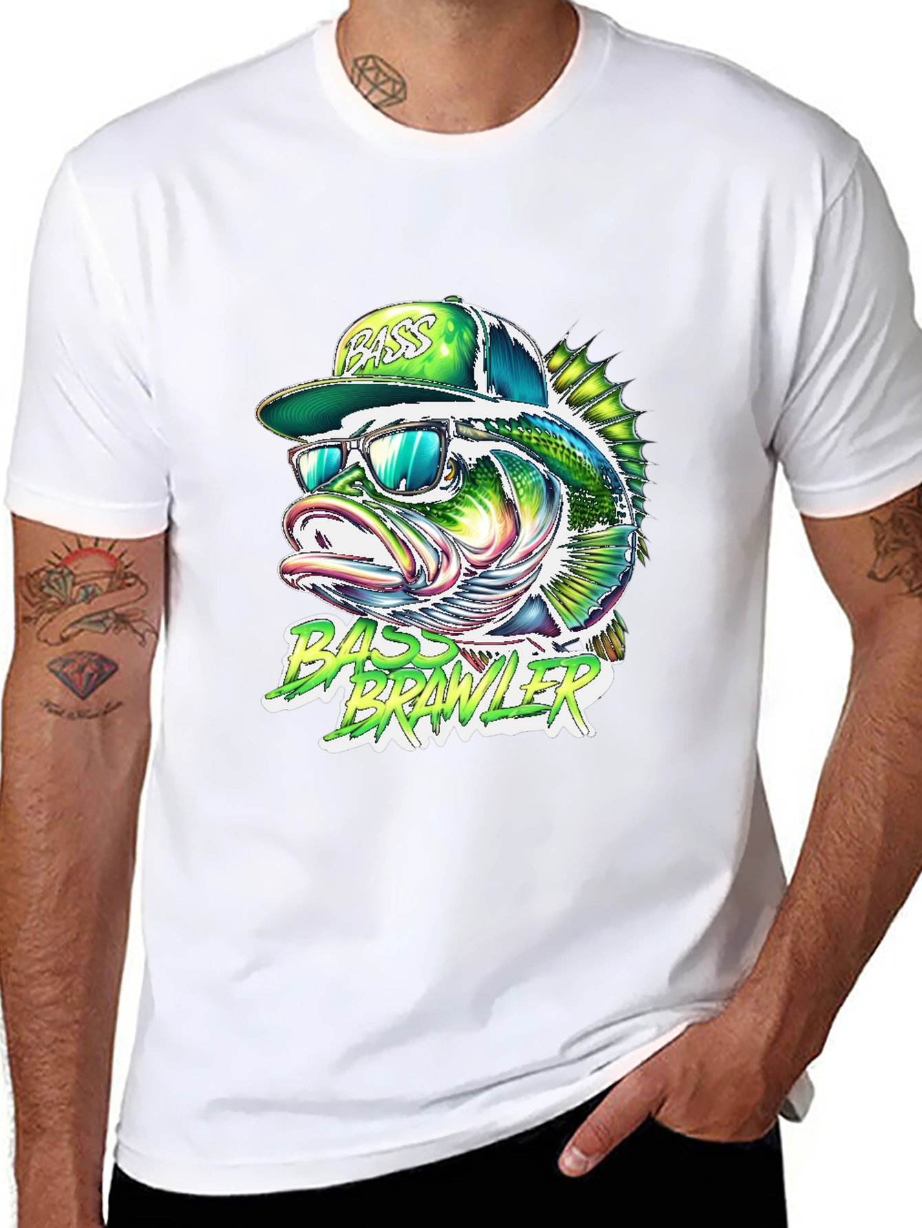 Bass Brawler Graphic T-Shirt - Angler Style