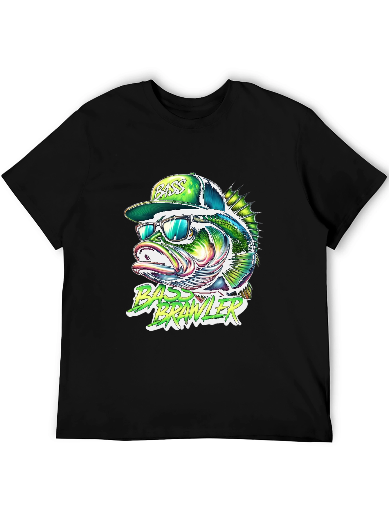 Bass Brawler Graphic T-Shirt - Angler Style