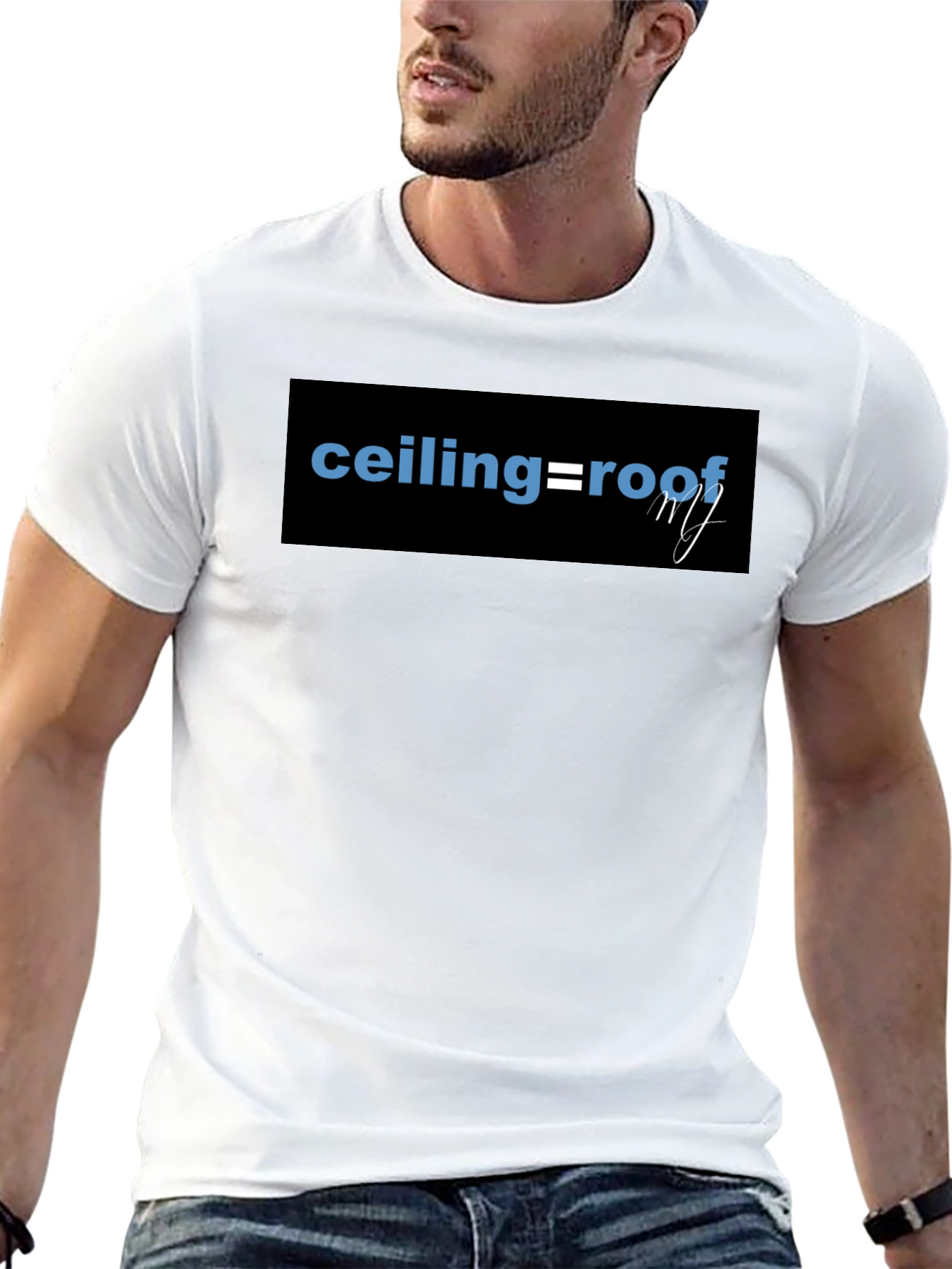 Ceiling Roof Tee - Classic Black T-Shirt