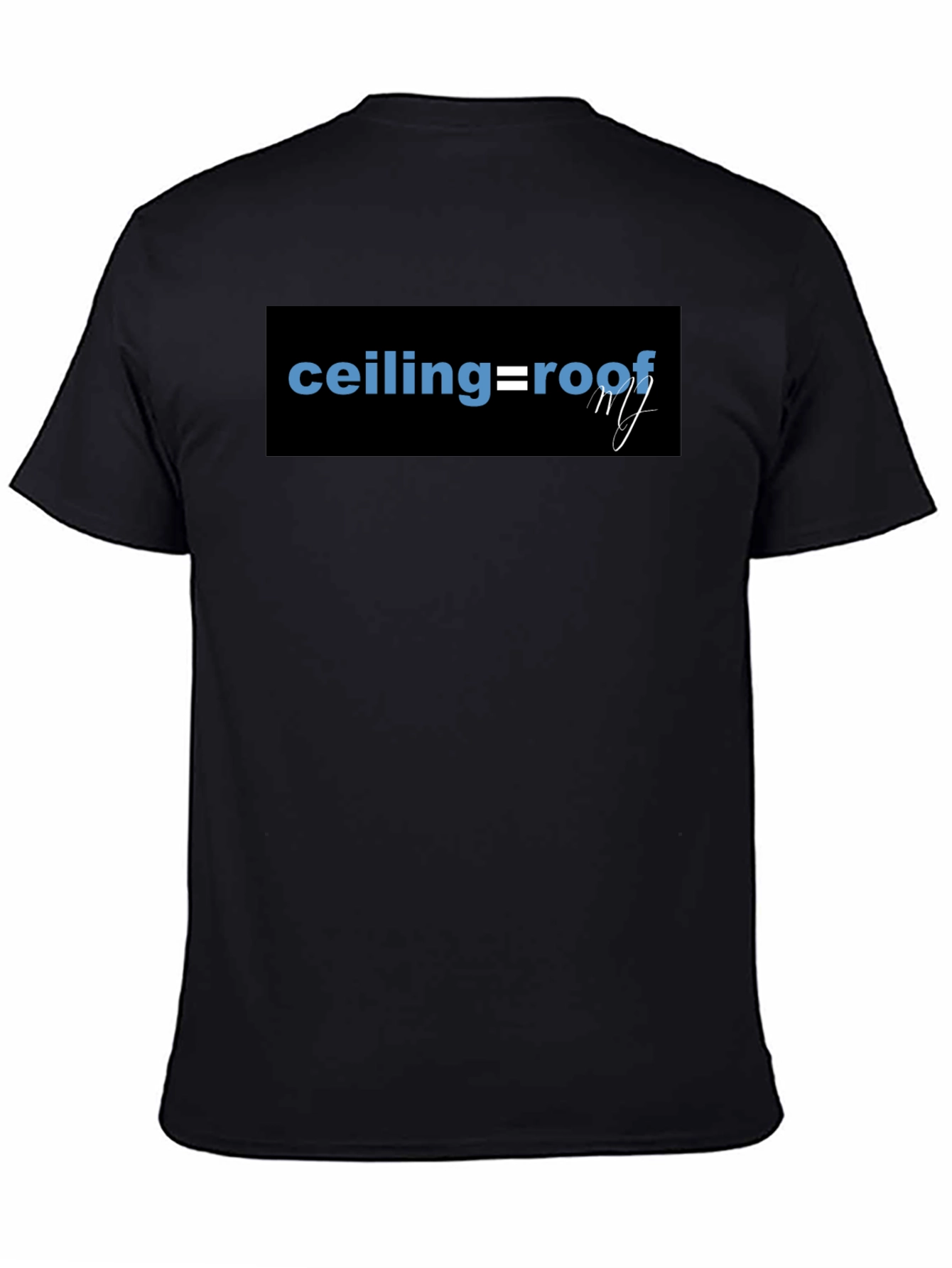 Ceiling Roof Tee - Classic Black T-Shirt