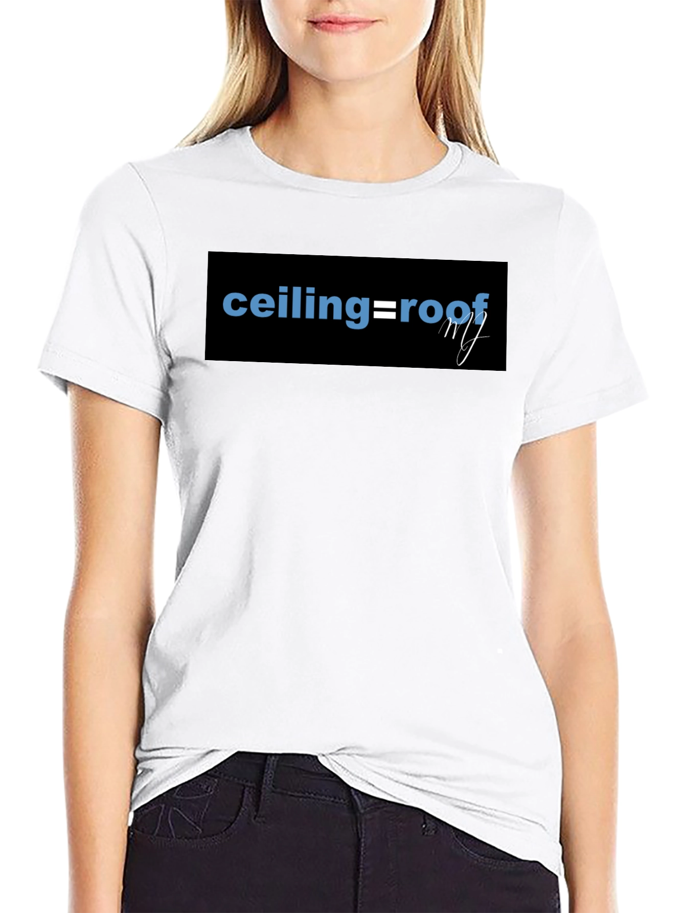 Ceiling Roof Tee - Classic Black T-Shirt