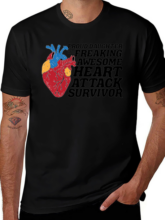 Proud Daughter Heart Attack Survivor T-Shirt