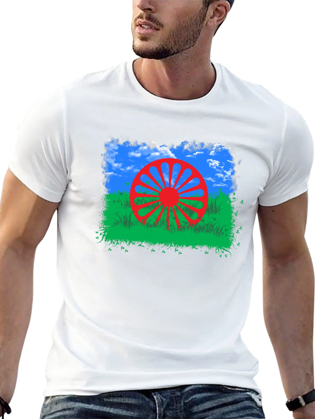 Romani Flag T-Shirt - Roma People Design