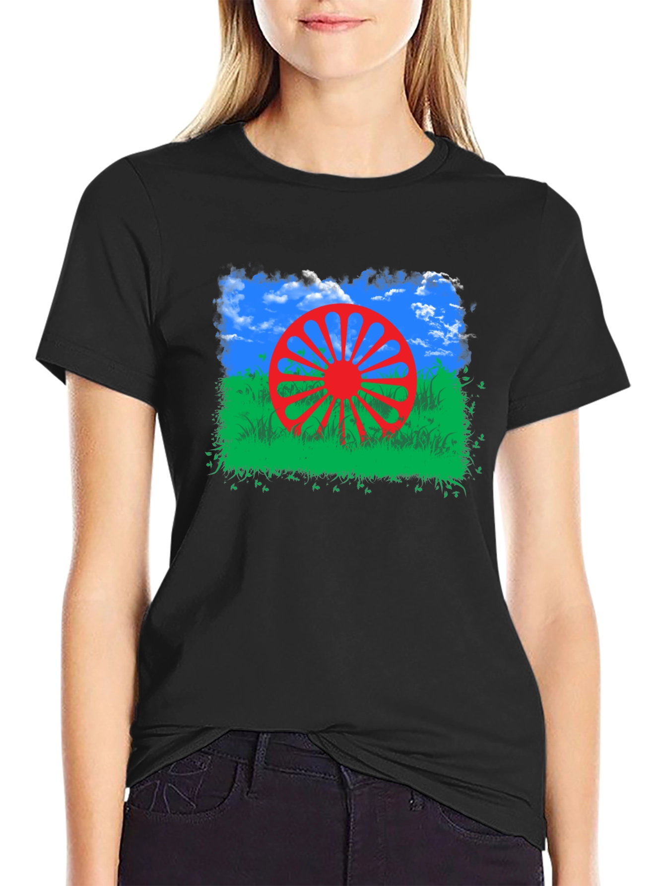Romani Flag T-Shirt - Roma People Design