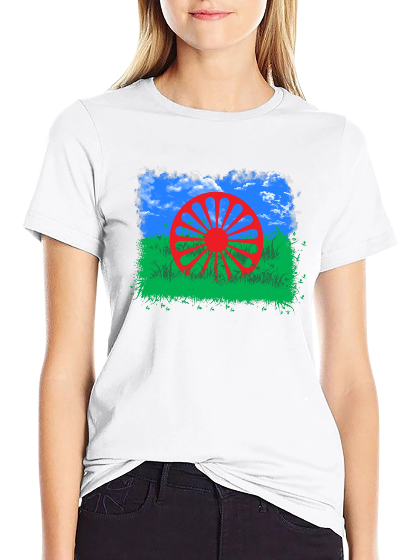 Romani Flag T-Shirt - Roma People Design
