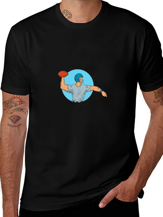 Quarterback Throwing T-Shirt
