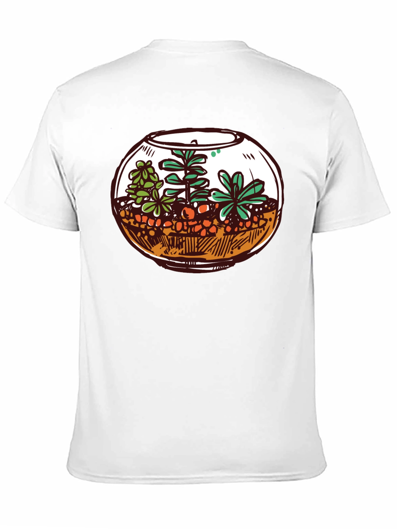 Terrarium Graphic Tee - Unique Plant Lover Shirt