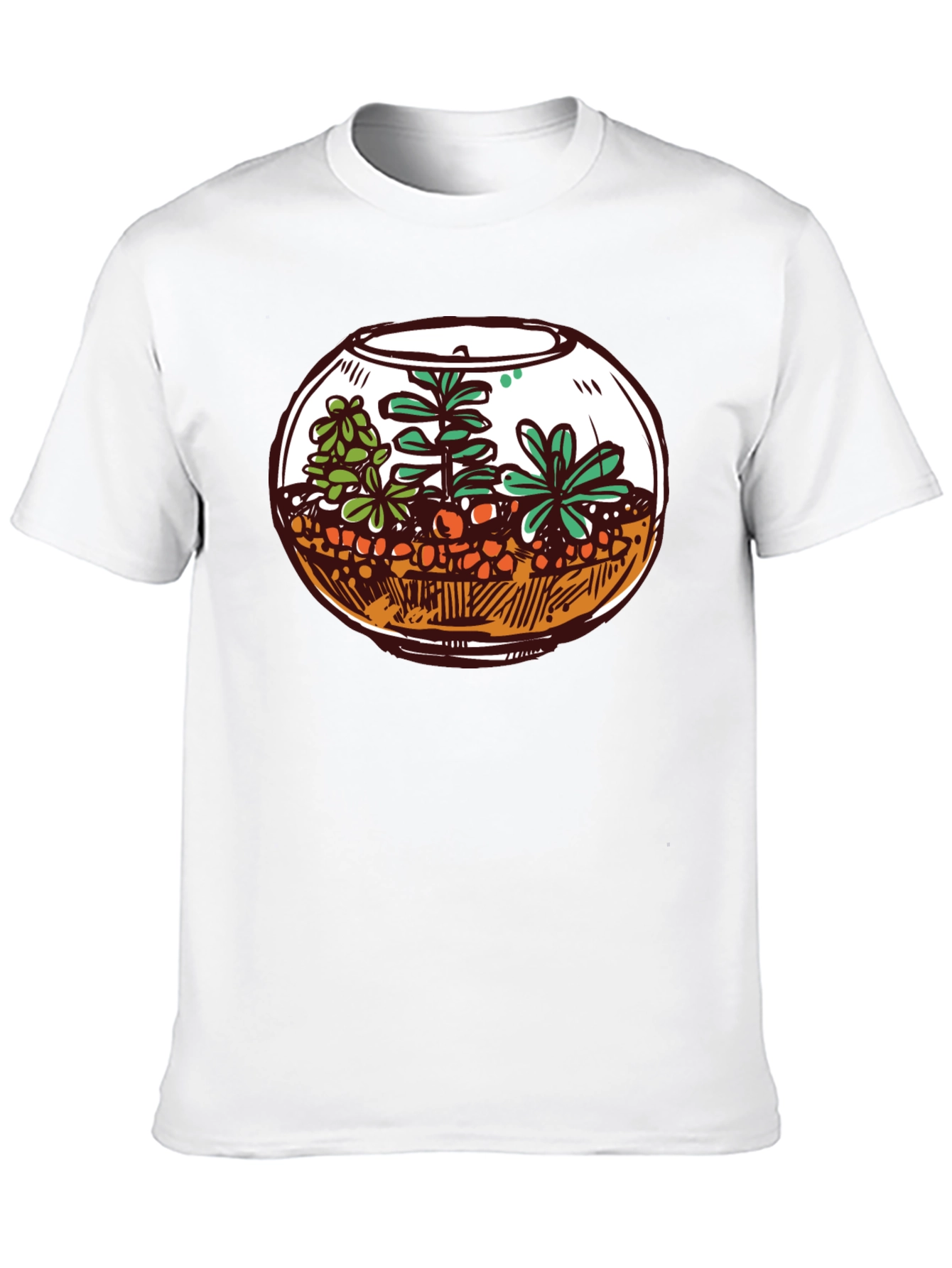 Terrarium Graphic Tee - Unique Plant Lover Shirt