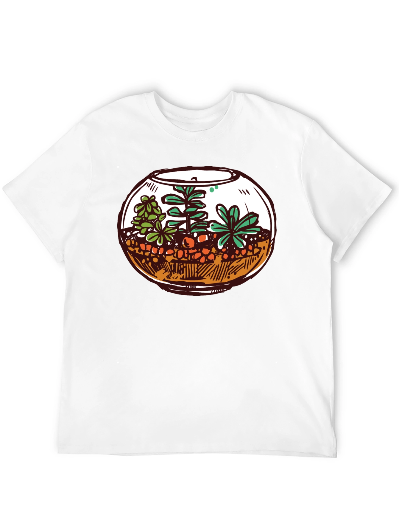 Terrarium Graphic Tee - Unique Plant Lover Shirt