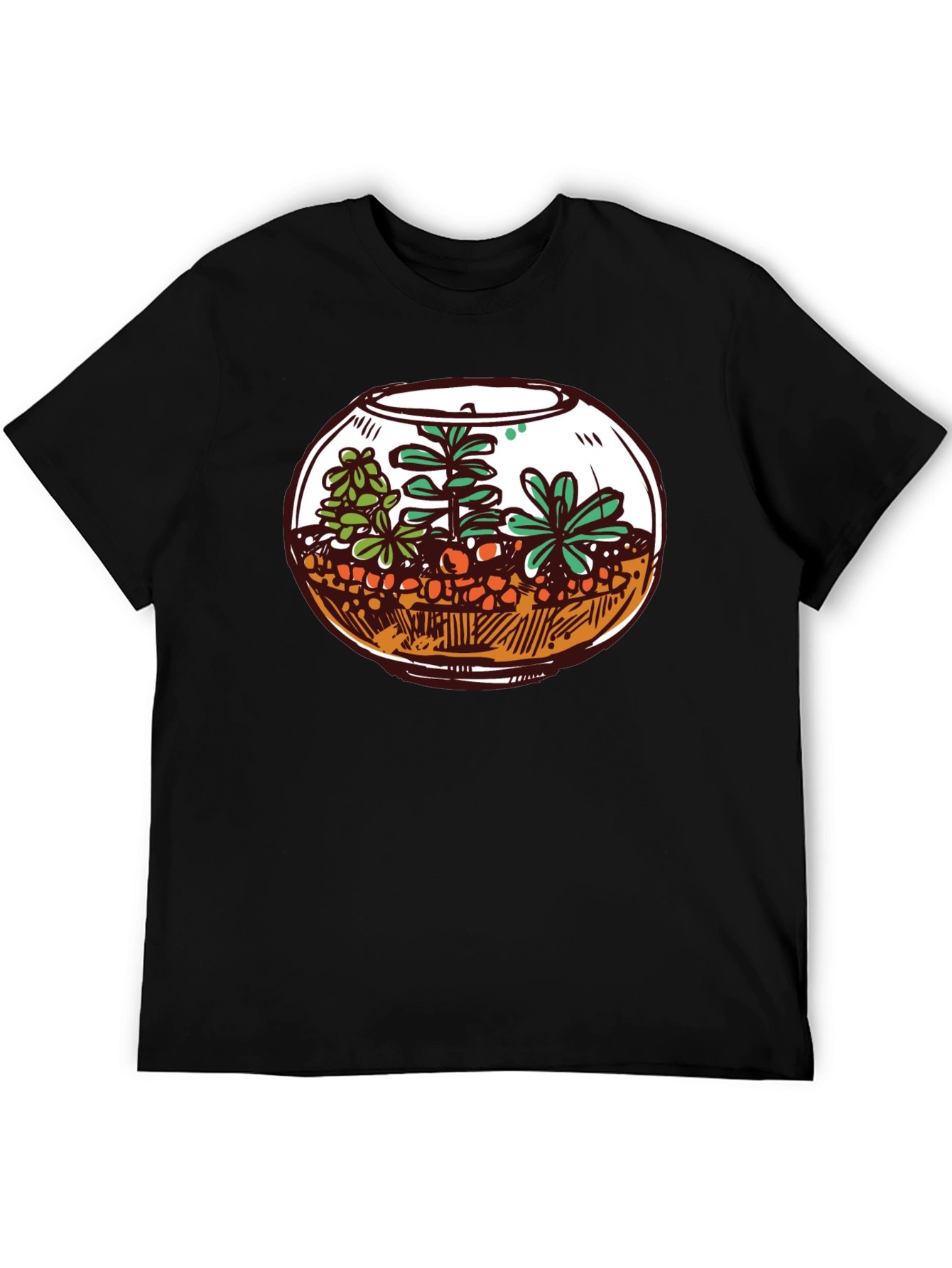 Terrarium Graphic Tee - Unique Plant Lover Shirt