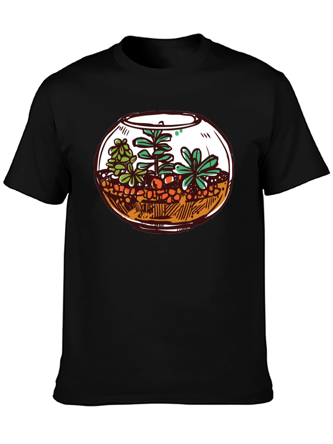 Terrarium Graphic Tee - Unique Plant Lover Shirt