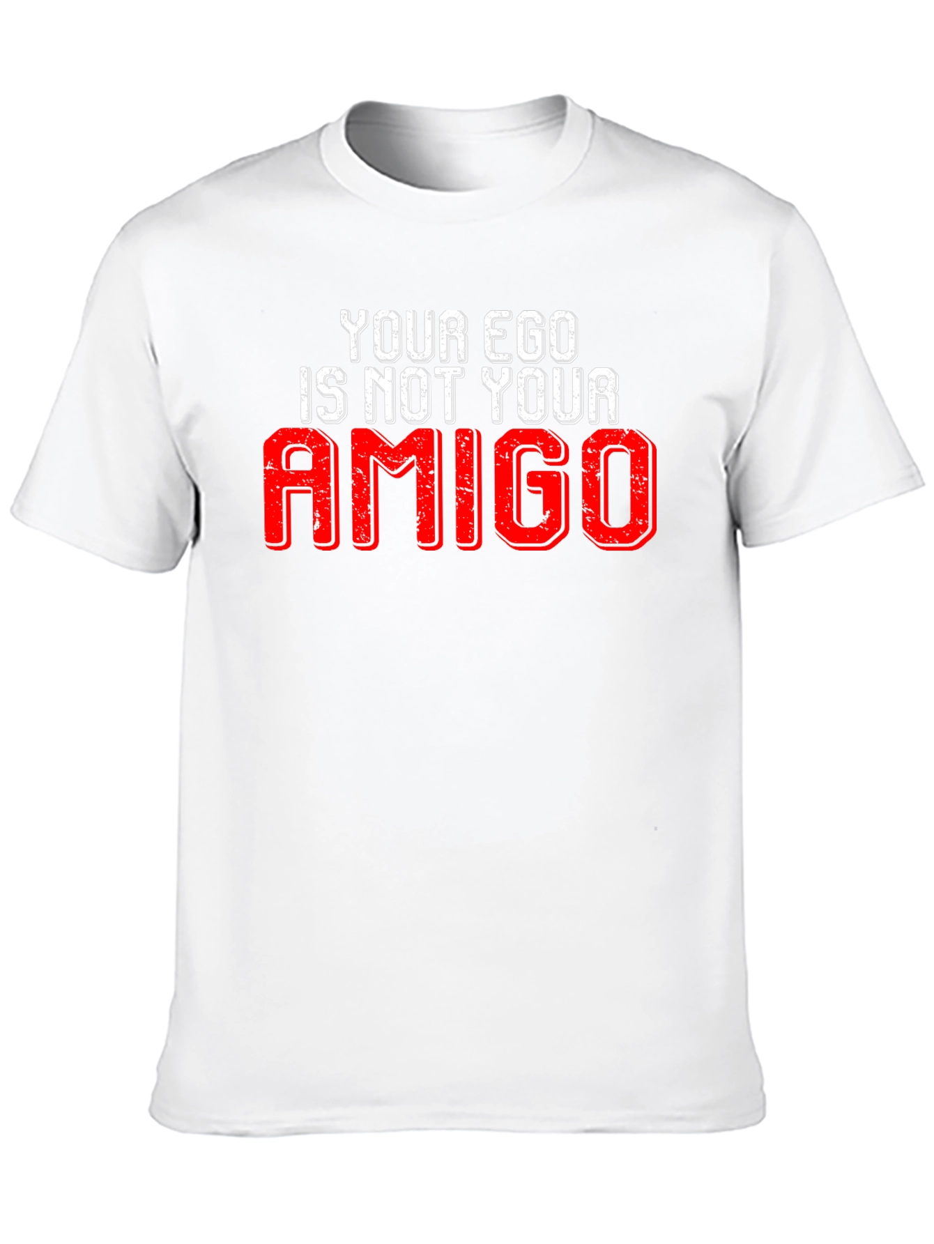Your Ego Is Not Your Amigo Black Graphic Tee