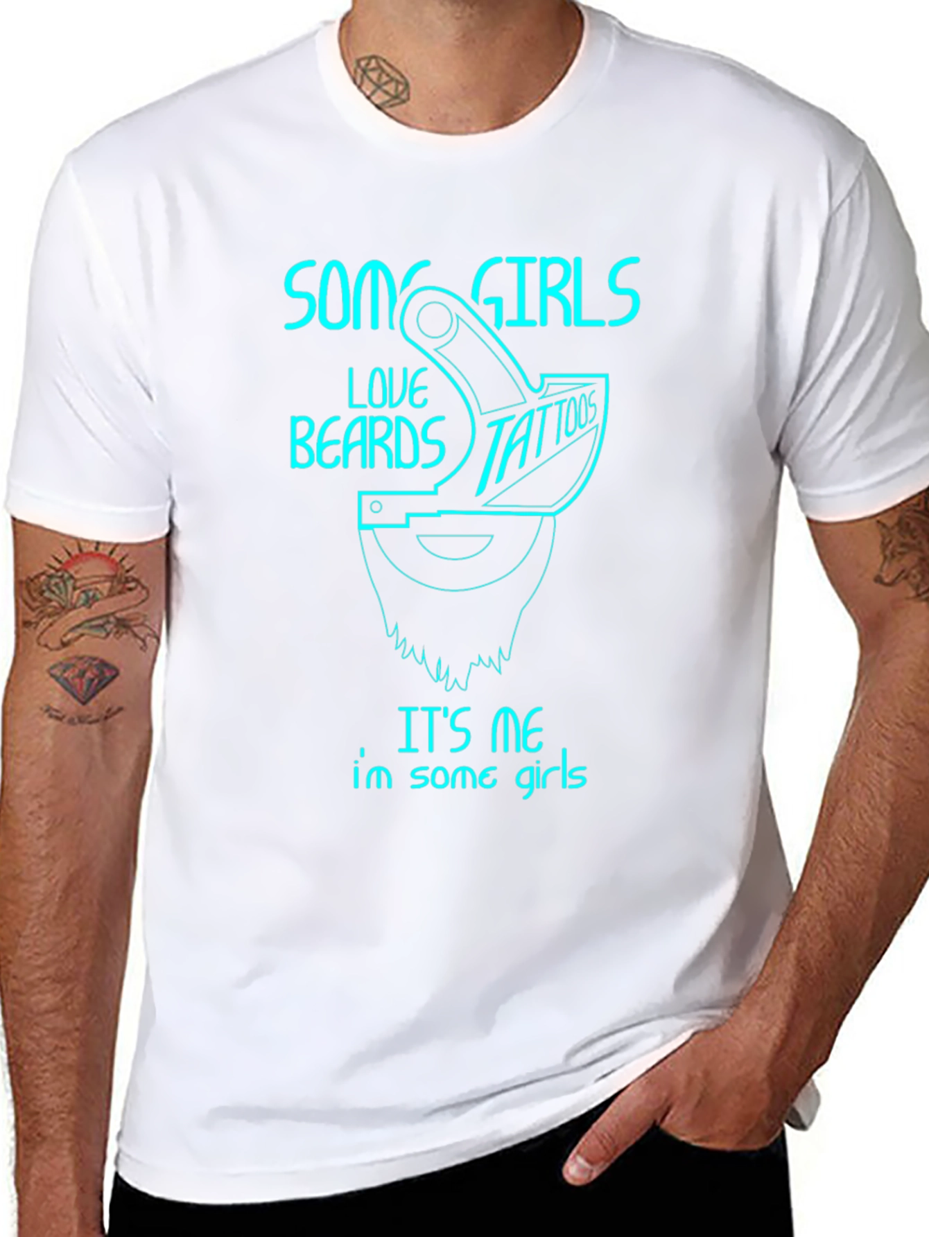 Some Girls Love Beards & Tattoos T-Shirt