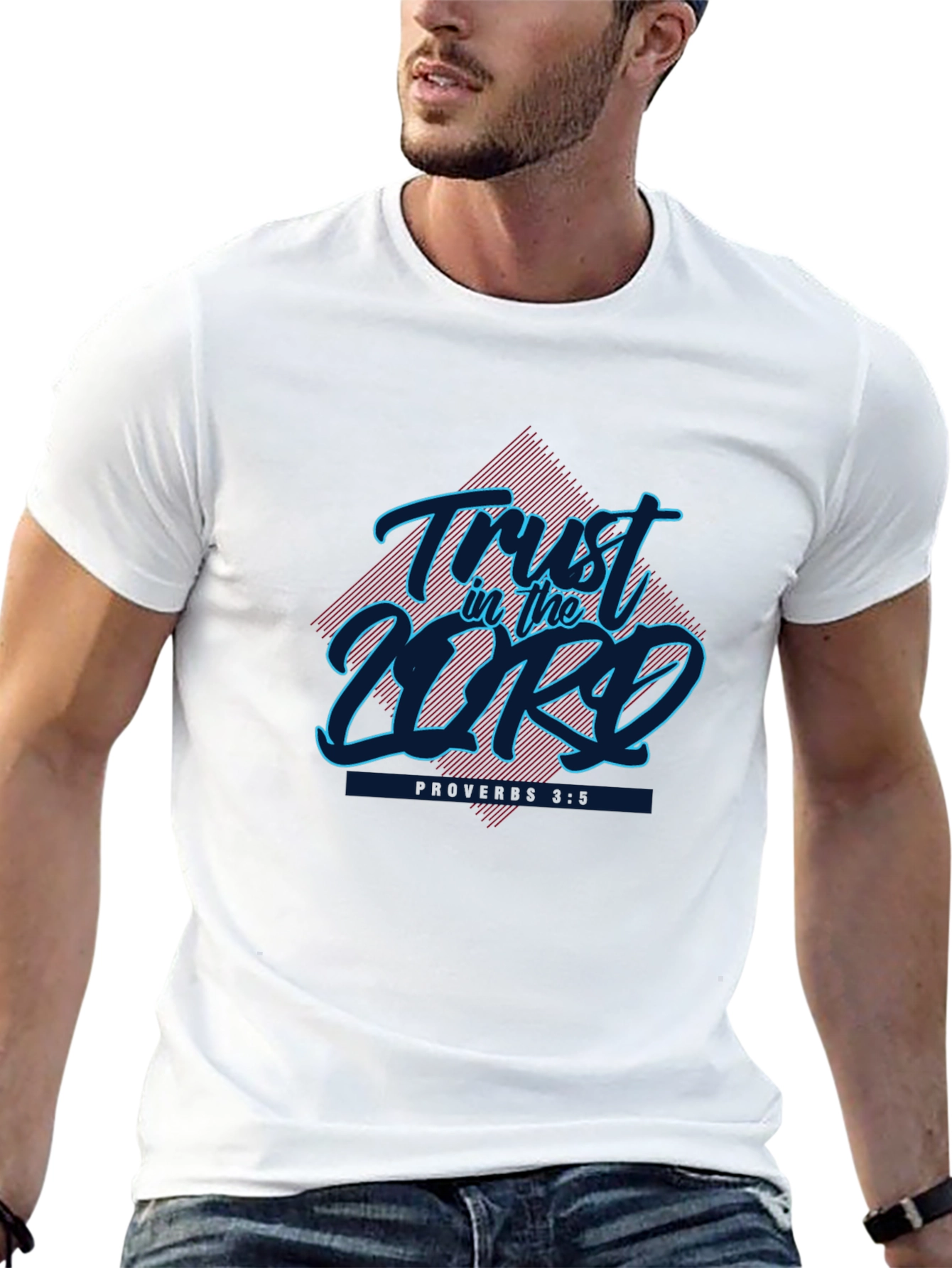 Trust in the Lord Graphic Tee - Black
