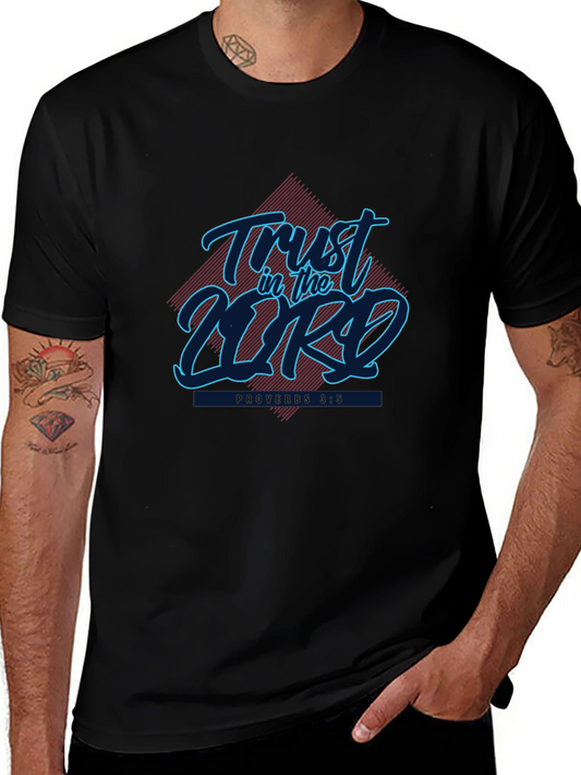 Trust in the Lord Graphic Tee - Black