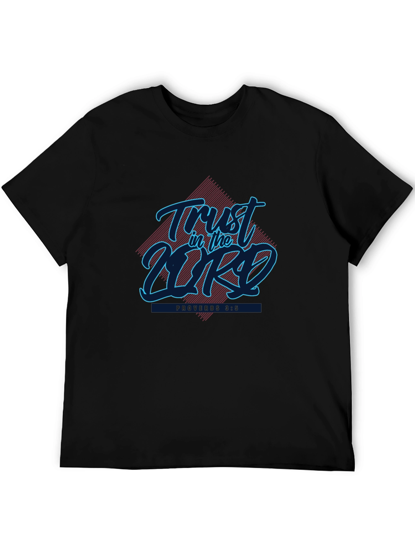 Trust in the Lord Graphic Tee - Black