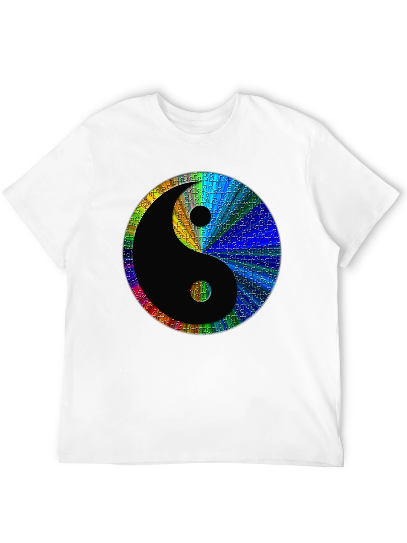 Yin Yang Puzzle Piece T-Shirt - Harmony & Balance