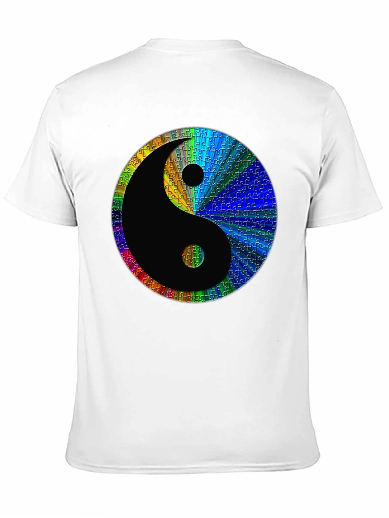Yin Yang Puzzle Piece T-Shirt - Harmony & Balance