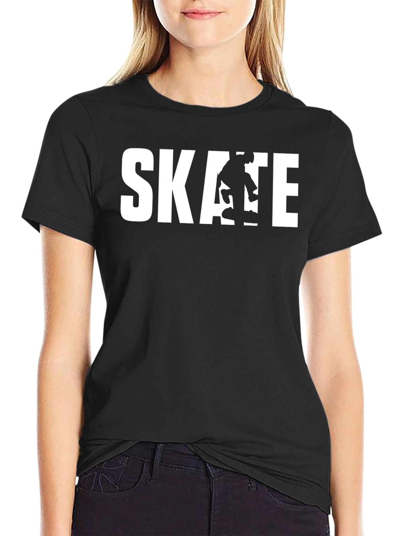 Skate T-Shirt - Black Graphic Tee