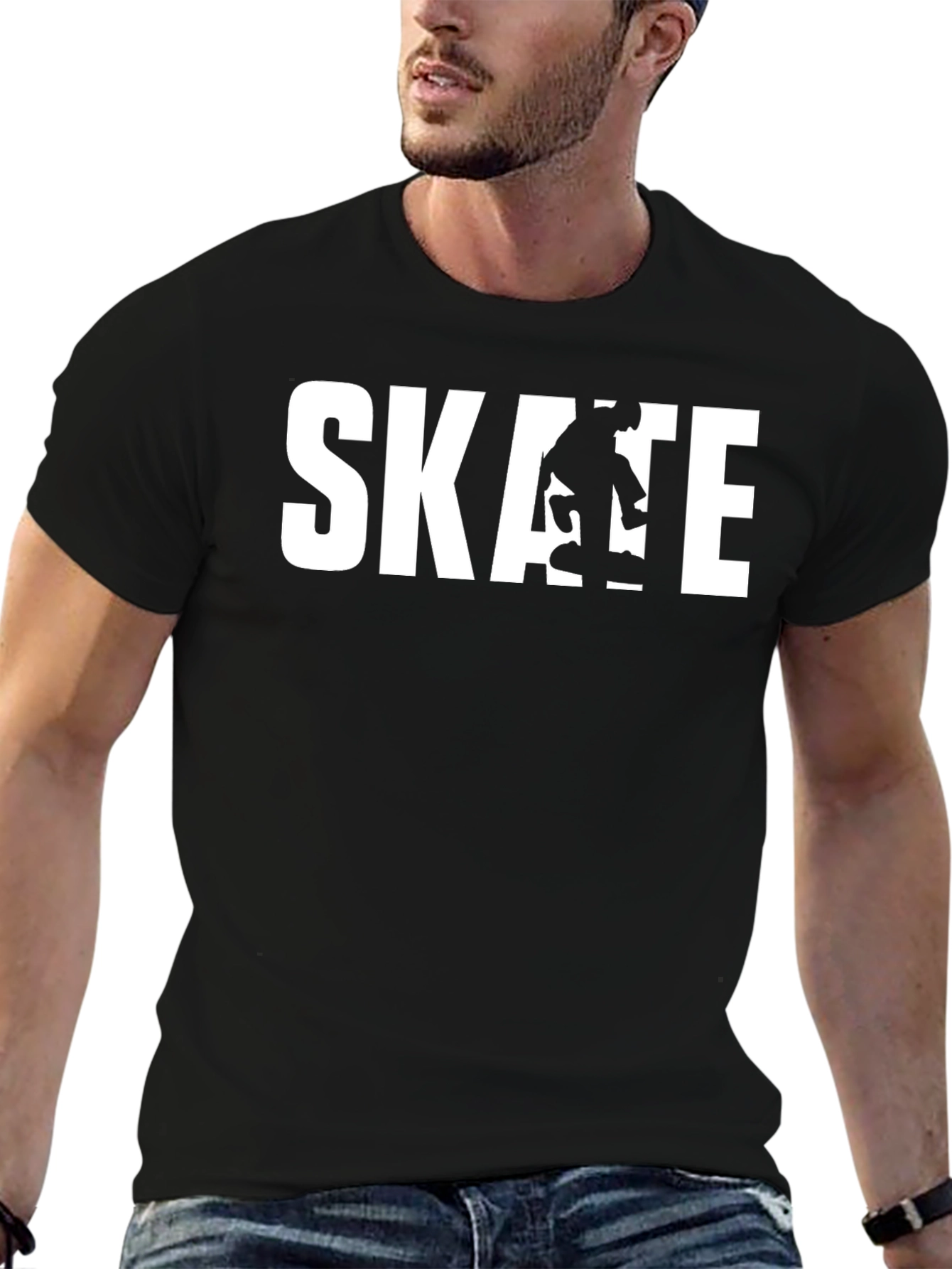 Skate T-Shirt - Black Graphic Tee