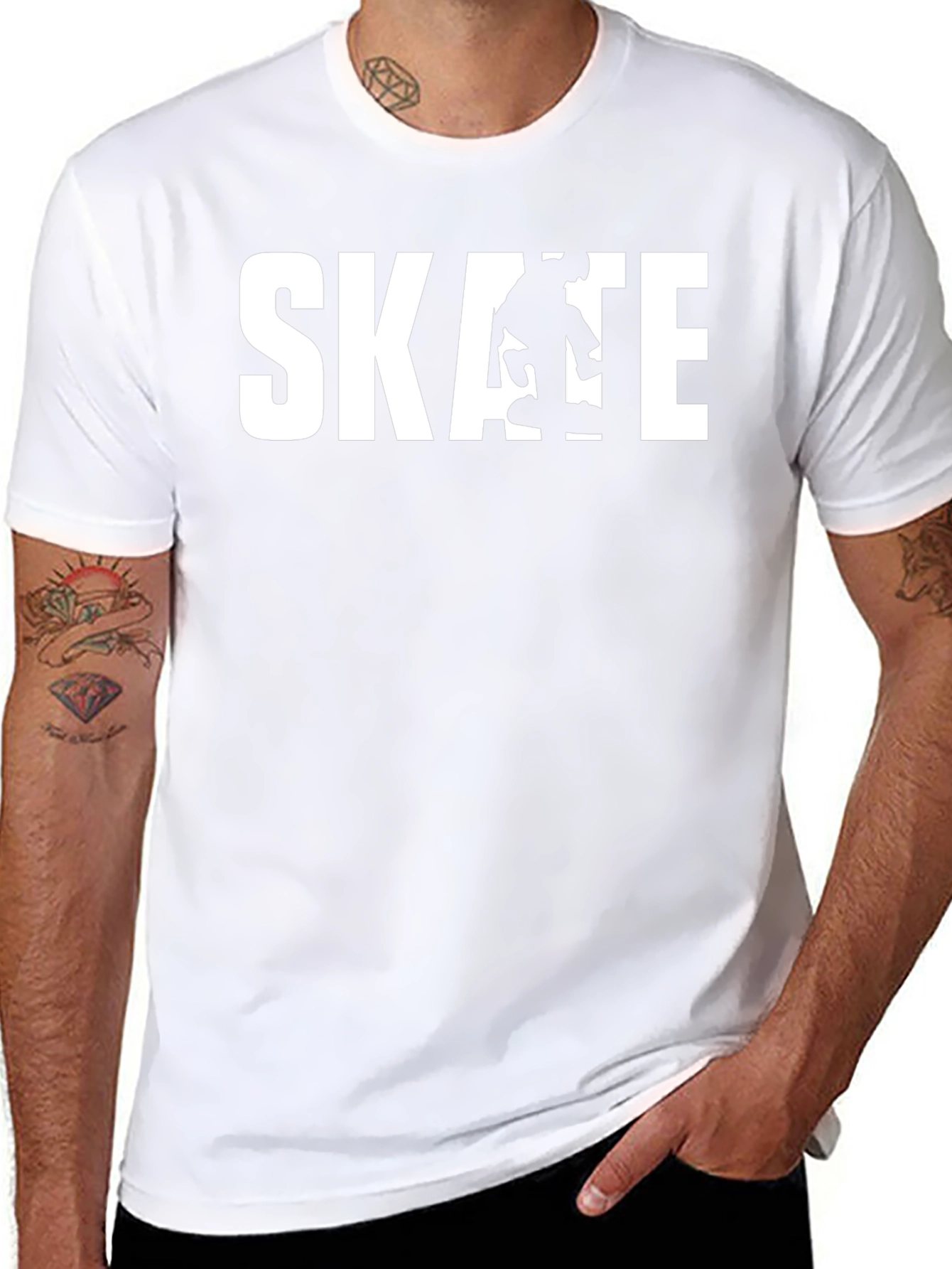 Skate T-Shirt - Black Graphic Tee
