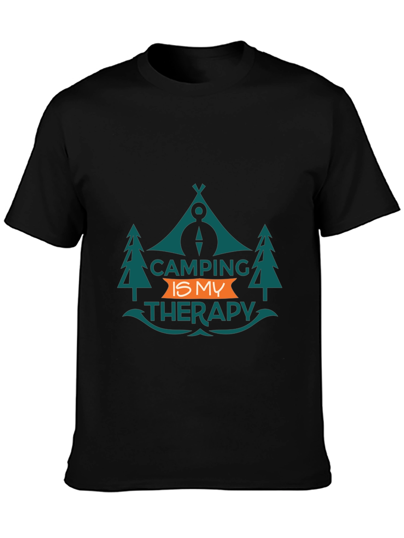 Camping is My Therapy Graphic Tee