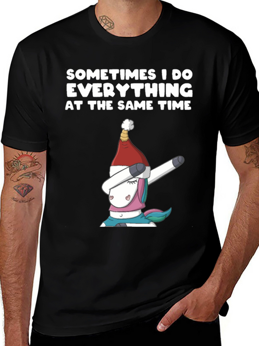 Unicorn Dab Christmas T-Shirt - Everything At Once