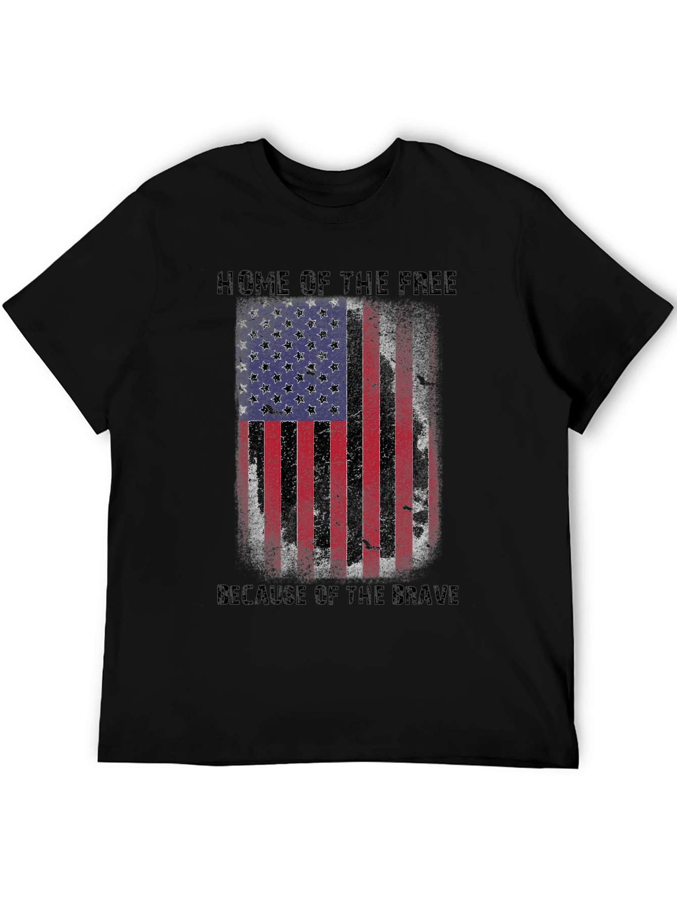 American Flag Patriotic Graphic T-Shirt