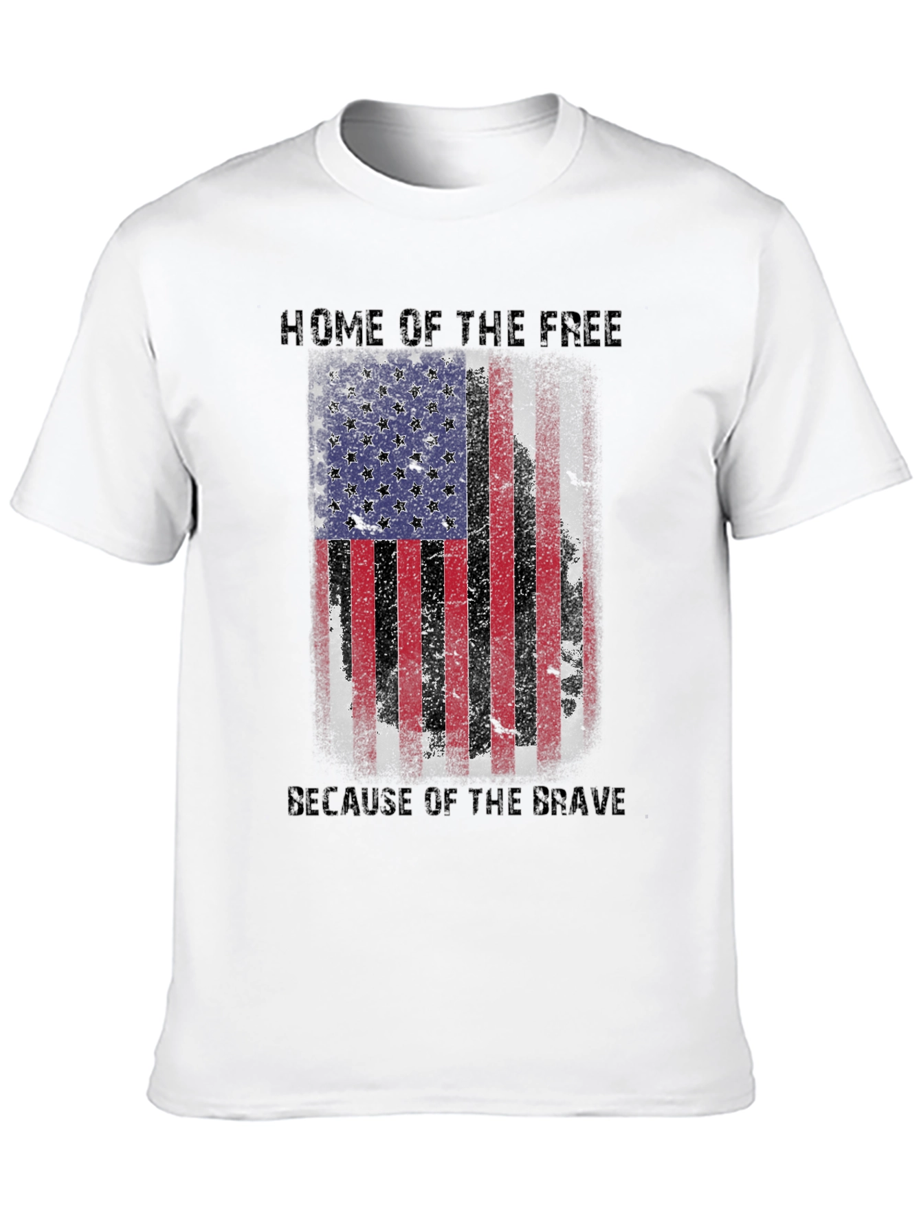 American Flag Patriotic Graphic T-Shirt