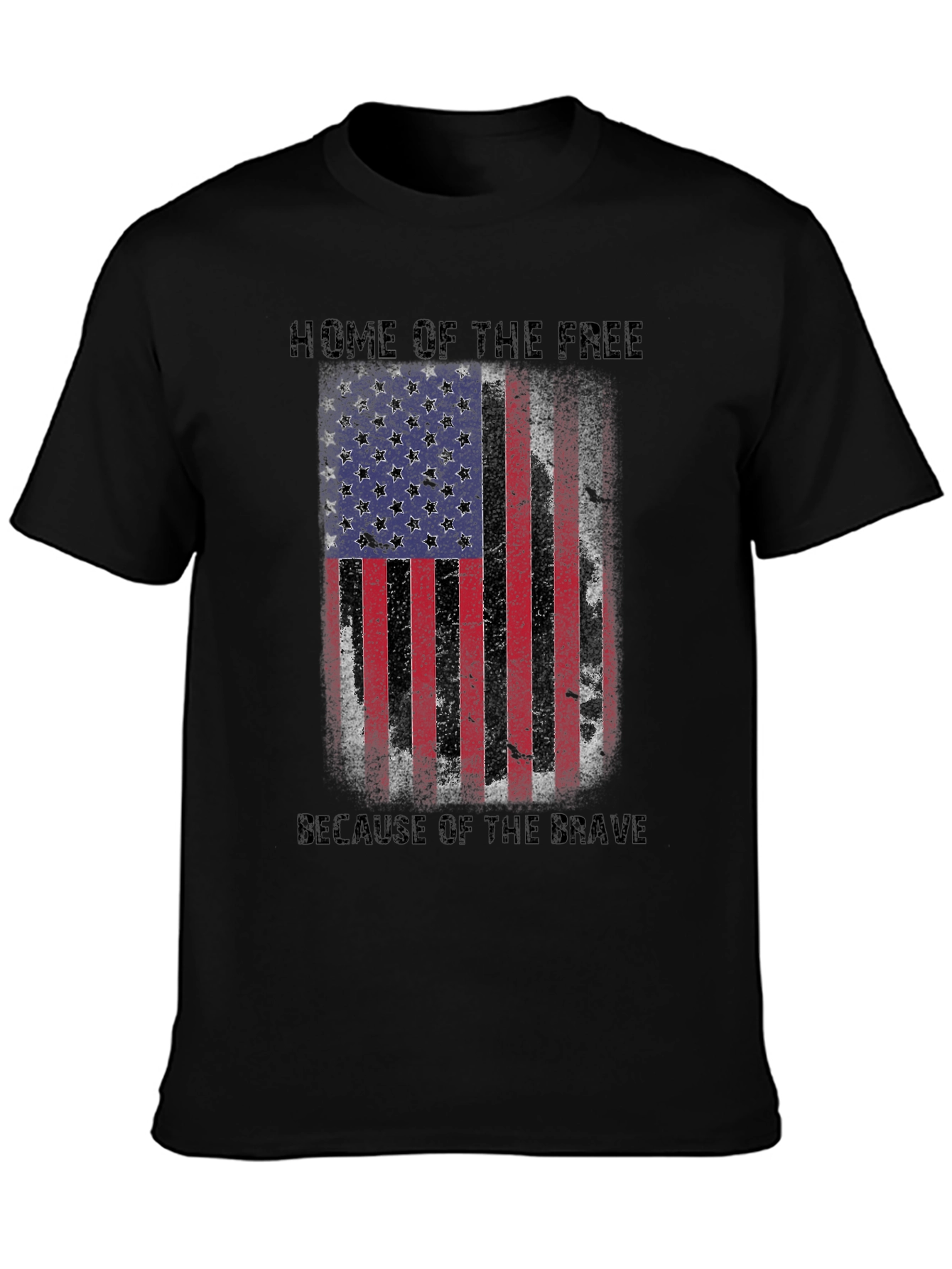 American Flag Patriotic Graphic T-Shirt