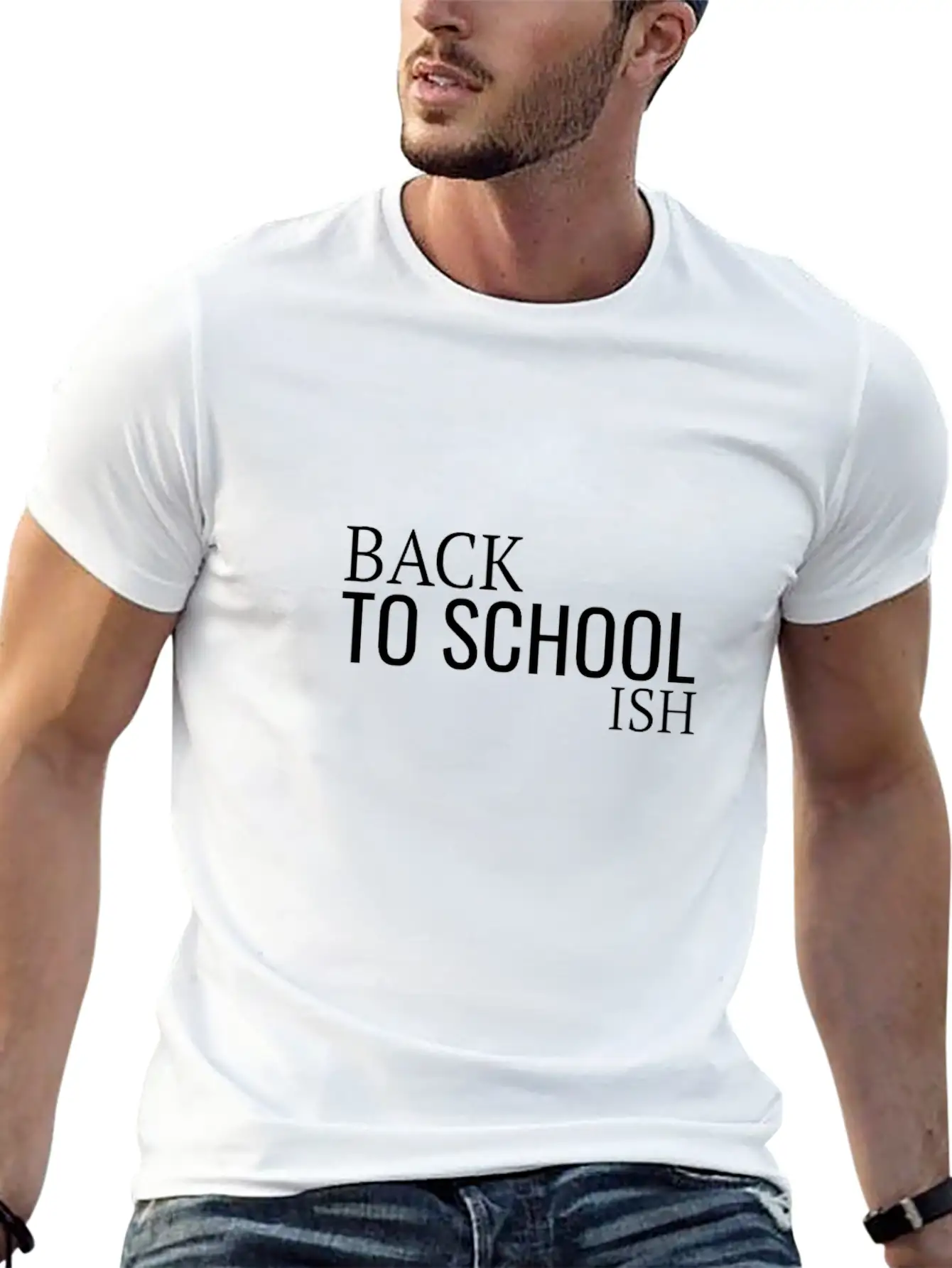 Back To School Ish Lightweight Cotton T-Shirt – Daily Comfort Graphic Shirt