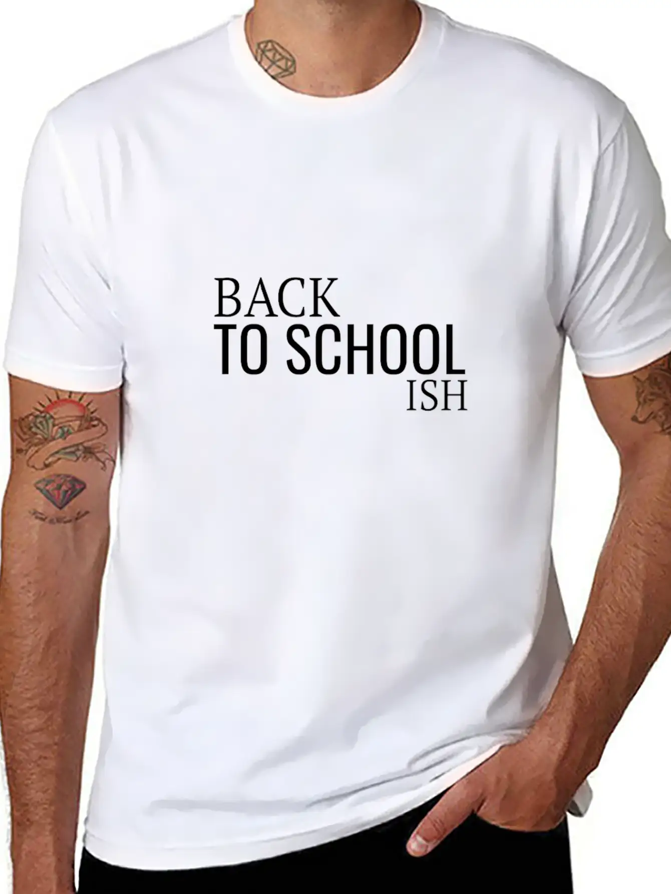 Back To School Ish Lightweight Cotton T-Shirt – Daily Comfort Graphic Shirt