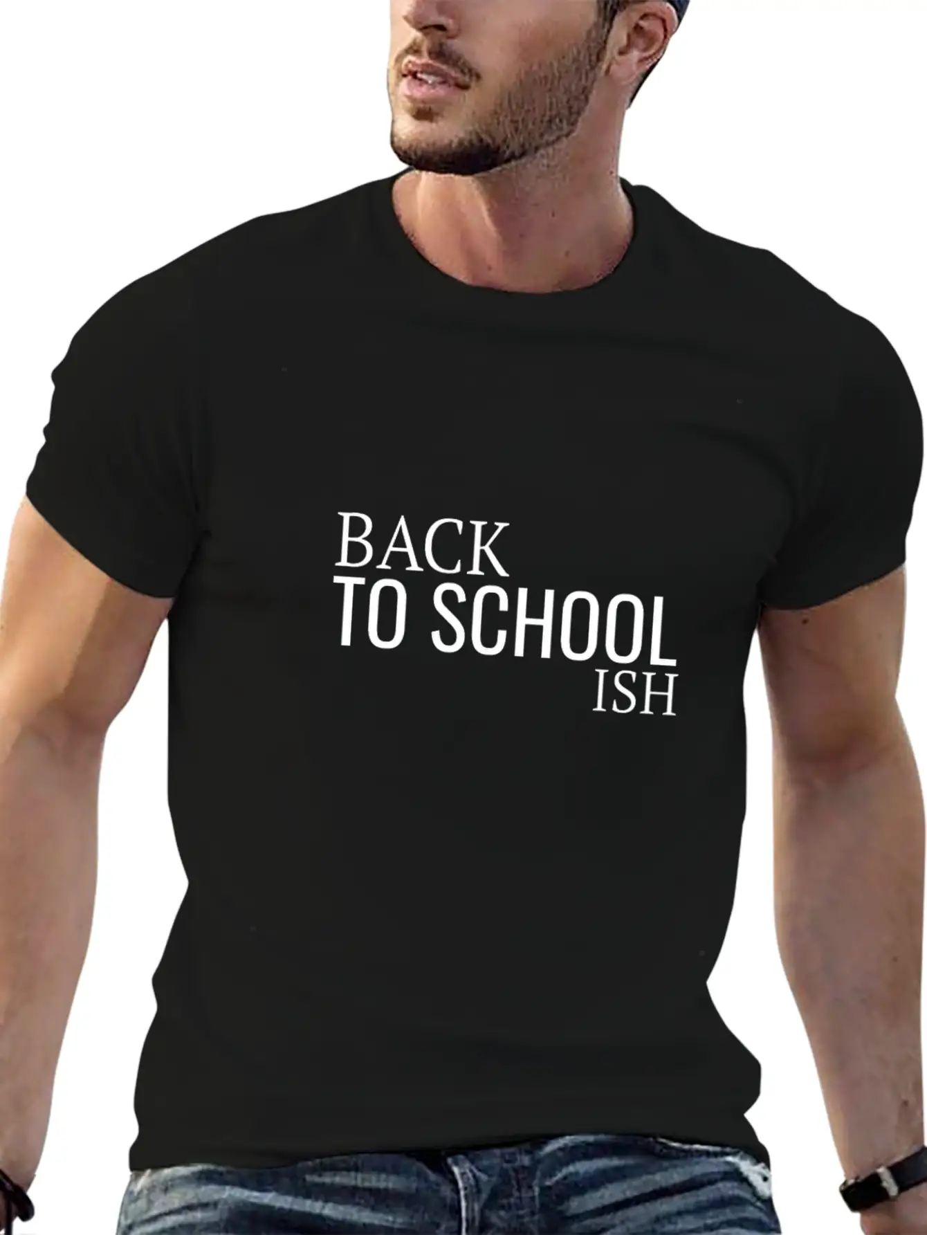 Back To School Ish Lightweight Cotton T-Shirt – Daily Comfort Graphic Shirt