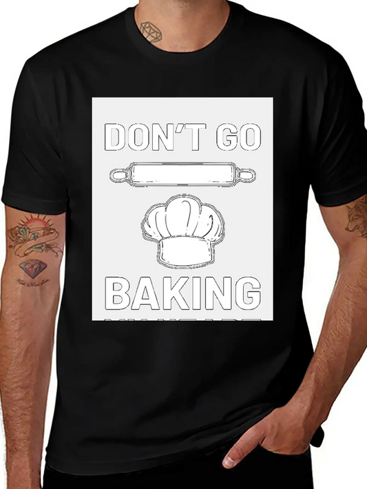 Baking My Heart Baker Pastry Chef Baking Gift Idea Lightweight Cotton T-Shirt – Daily Comfort Graphic Shirt
