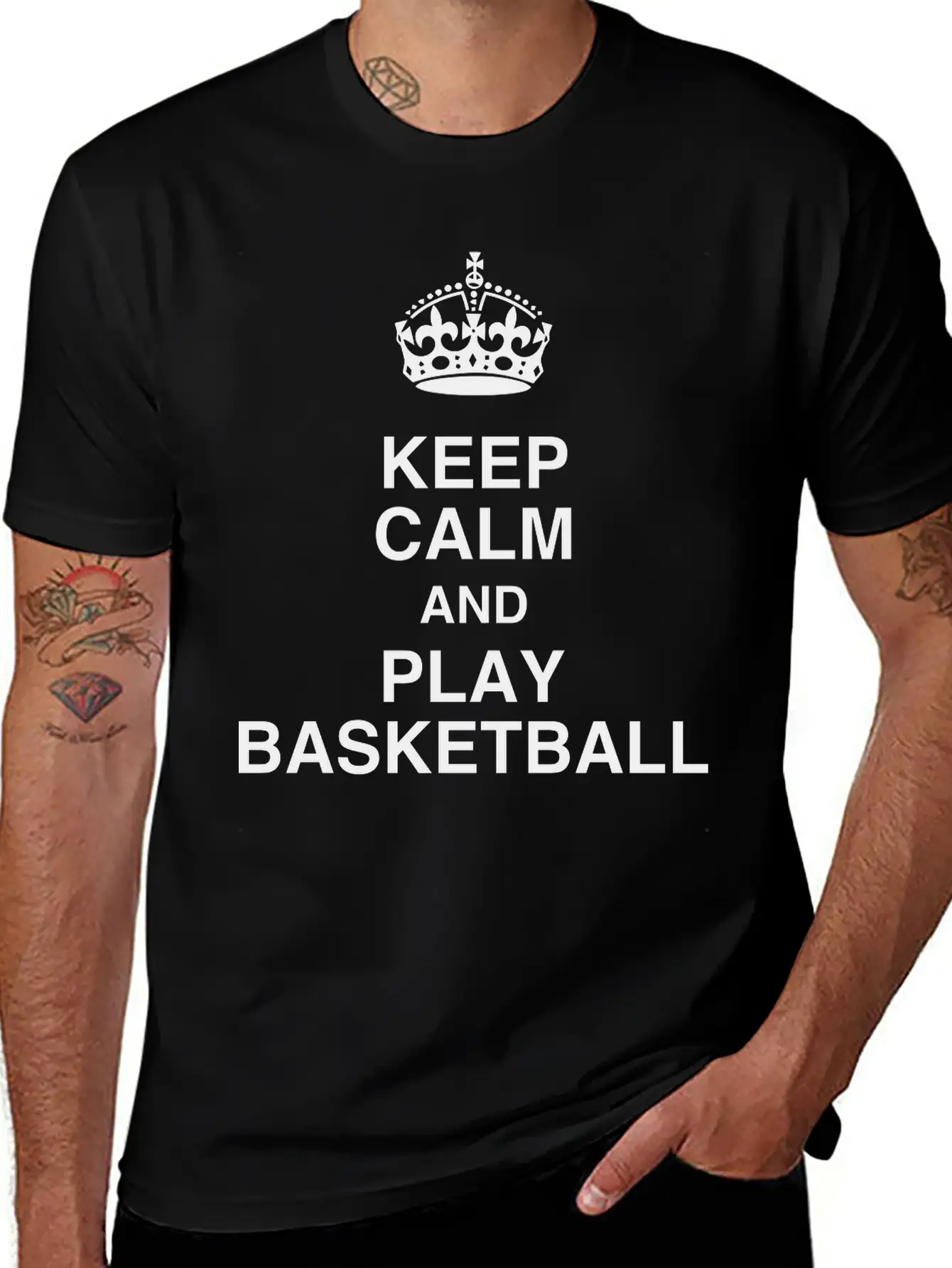 Basketball Basket Ball Basket-Ball Game Sport Lightweight Cotton T-Shirt – Daily Comfort Graphic Shirt