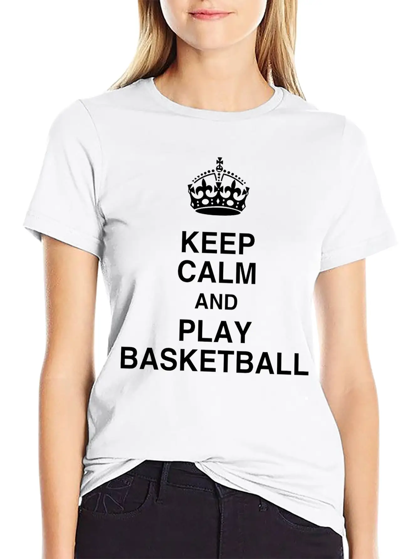 Basketball Basket Ball Basket-Ball Game Sport Lightweight Cotton T-Shirt – Daily Comfort Graphic Shirt