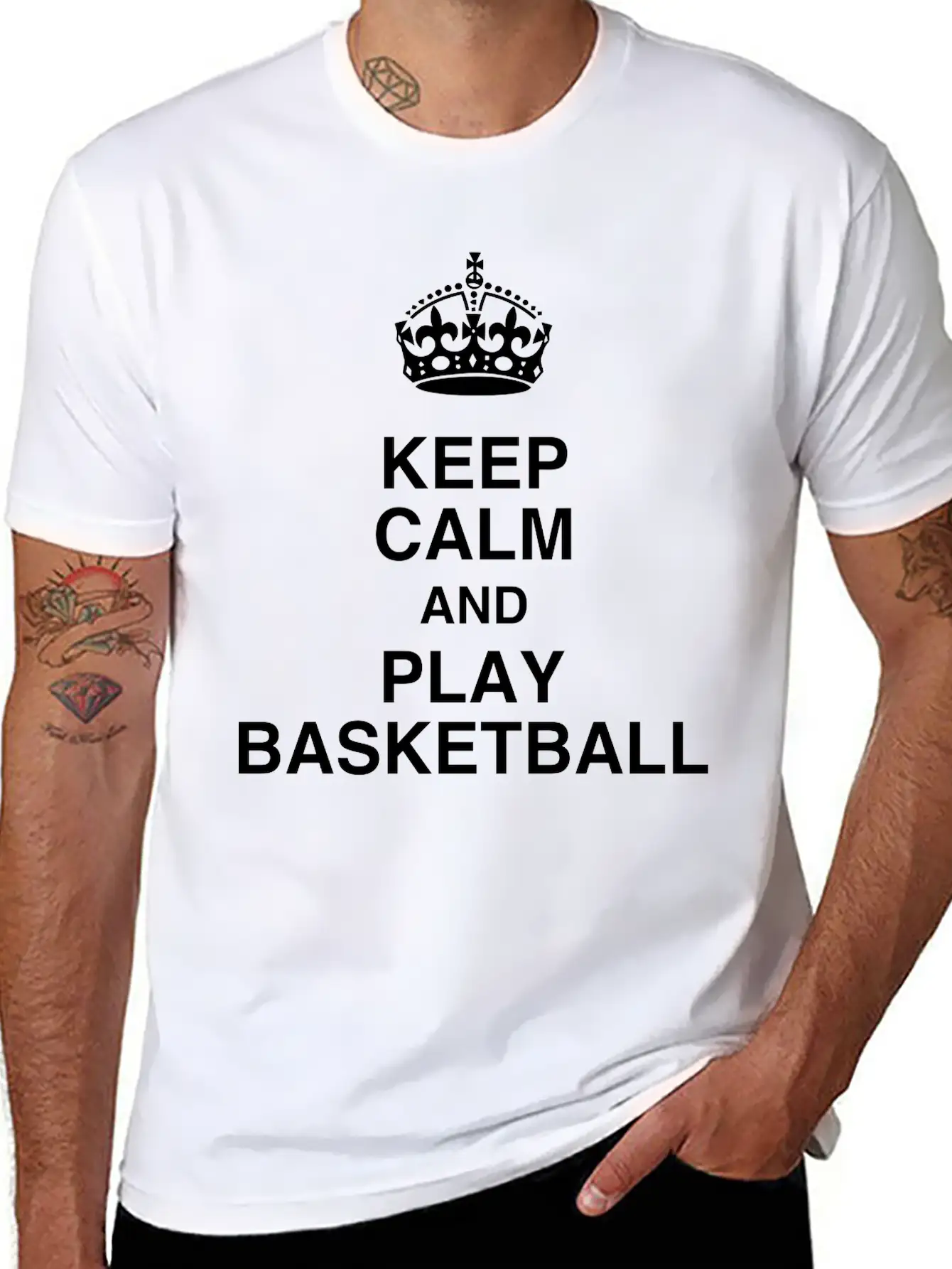 Basketball Basket Ball Basket-Ball Game Sport Lightweight Cotton T-Shirt – Daily Comfort Graphic Shirt